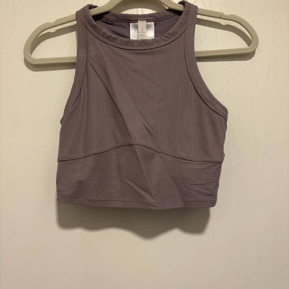 Lululemon Athletica Lavender Ribbed Top